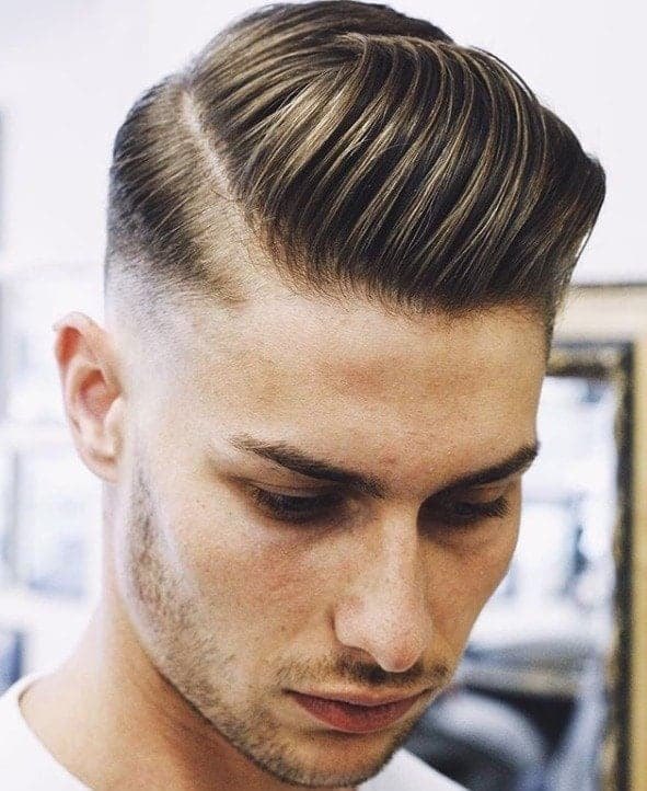 Slick back with undercut, a structured look that puts thick hair to work
